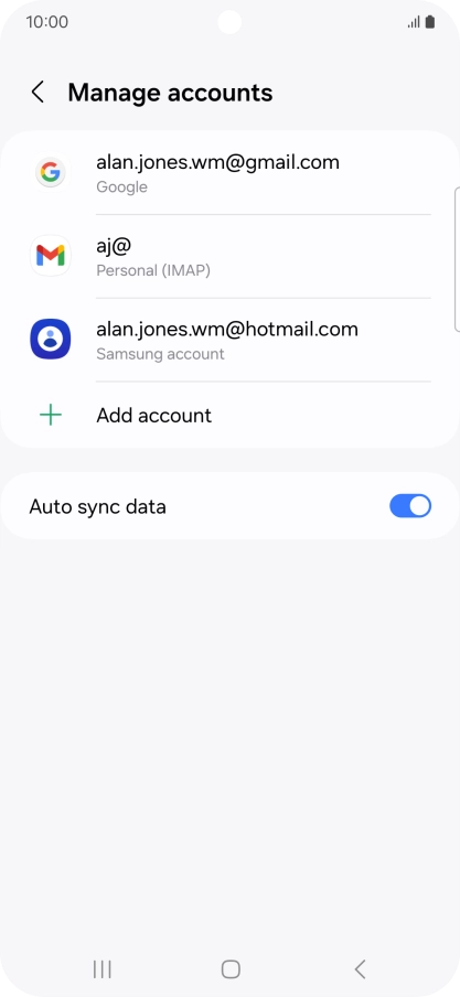 Press the Home key to return to the home screen. Press the Home key to return to the home screen.