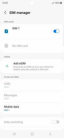 Press the Home key to return to the home screen.