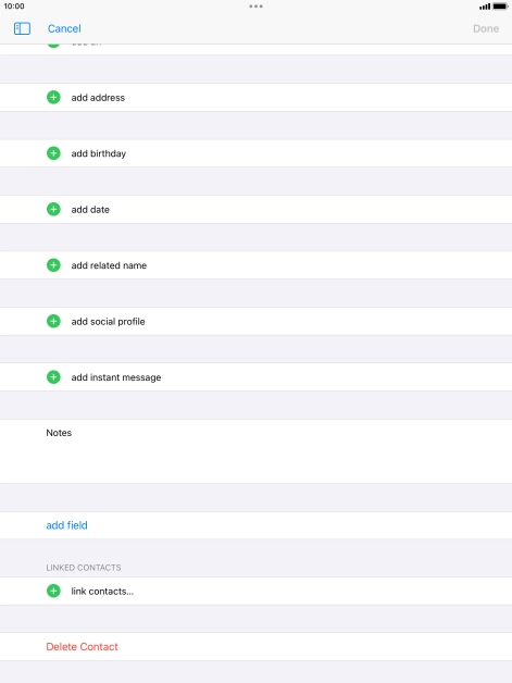 Press link contacts....