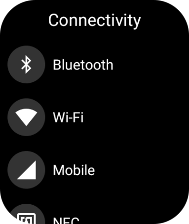 Press Bluetooth. Press Bluetooth.