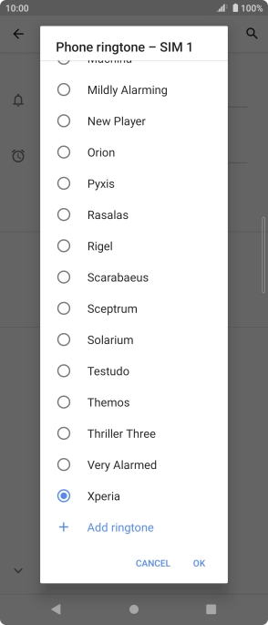 Press Add ringtone. Press Add ringtone.