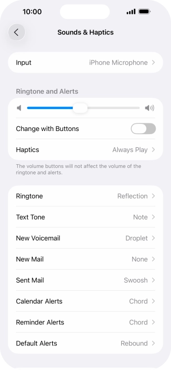 Press Ringtone.
