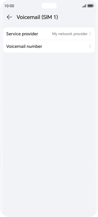Press Voicemail number. Press Voicemail number.