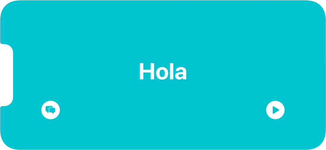 Press the split view icon to go back to display of both languages.