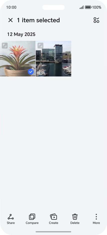 Press the select all icon. Press the select all icon.