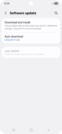 Press Download and install. If a new software version is available, it's displayed. Follow the instructions on the screen to update the phone software. Press Download and install. If a new software version is available, it's displayed. Follow the instructions on the screen to update the phone software.