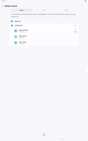 Press Merge. Press Merge.