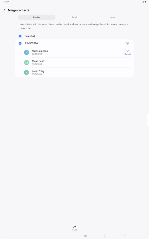 Press Merge. Press Merge.
