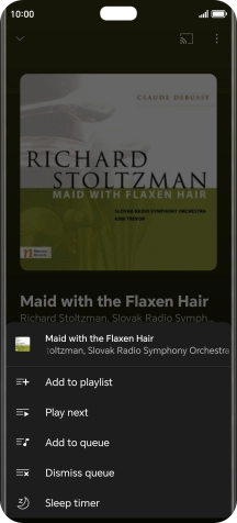 Press the add icon. Press the add icon.