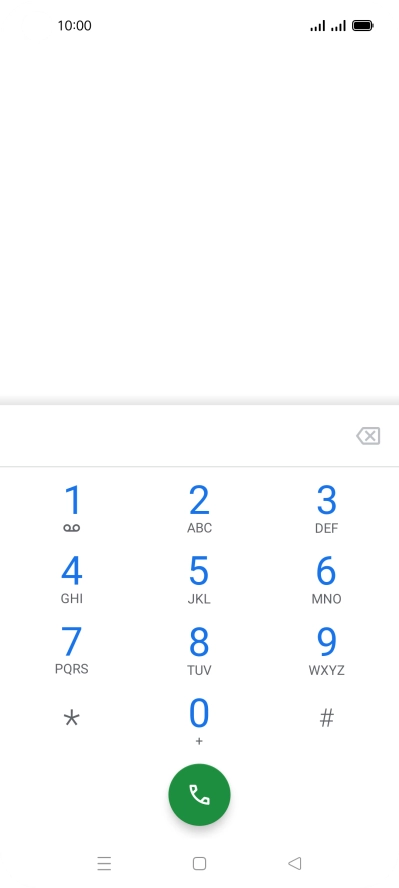 Press the Home key to return to the home screen. Press the Home key to return to the home screen.