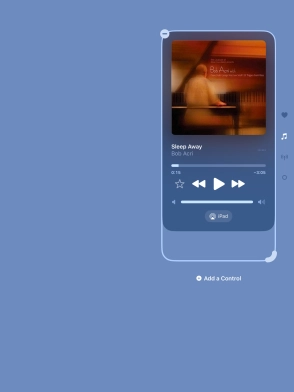 Press the remove icon on the required function to remove it from Control Centre. Press the remove icon on the required function to remove it from Control Centre.