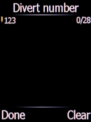 Key in +447836121121 and press the Left selection key. Key in +447836121121 and press the Left selection key.