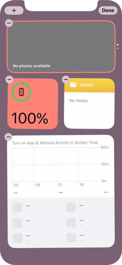 Press the add icon.