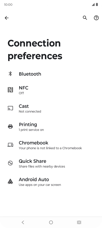 Press NFC. Press NFC.