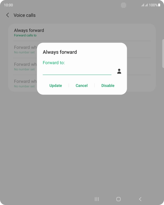 Press Disable.