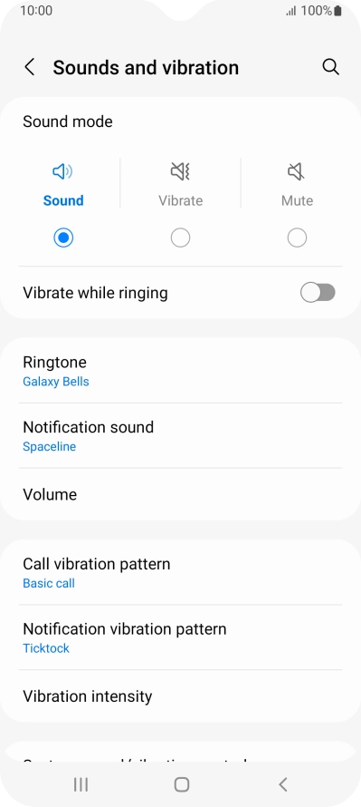 Press Ringtone.