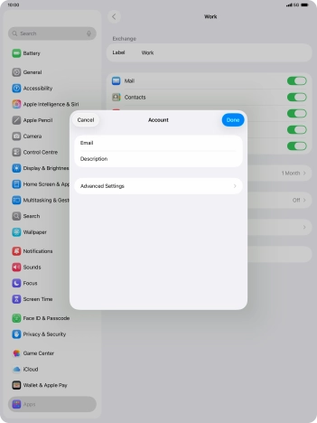 Press Advanced Settings. Press Advanced Settings.