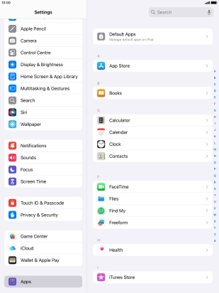 Press App Store.