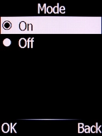 Select On and press the Left selection key to turn on fixed dialling. Select On and press the Left selection key to turn on fixed dialling.