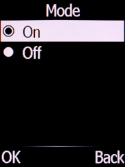 Select On and press the Left selection key to turn on fixed dialling. Select On and press the Left selection key to turn on fixed dialling.