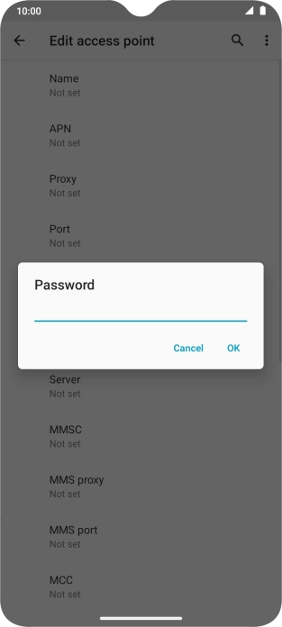 Key in wap and press OK.