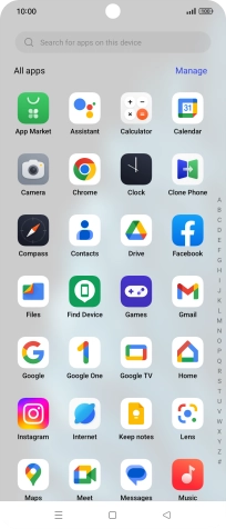 Press Gmail. Press Gmail.