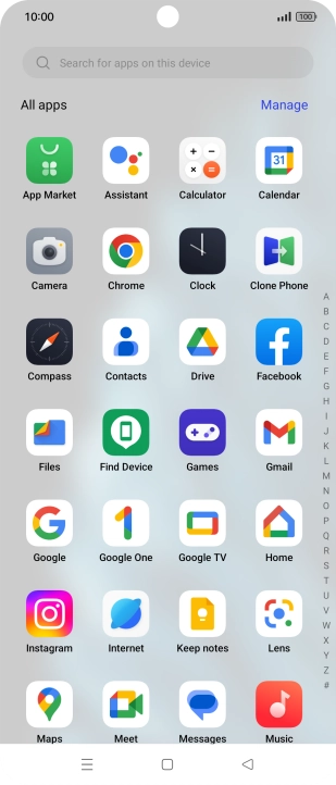 Press Gmail. Press Gmail.