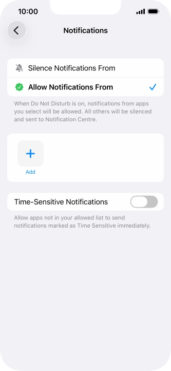 Press the indicator next to Press the indicator next to