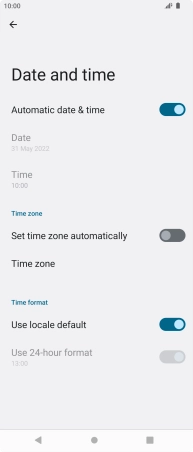 Press the indicator next to Press the indicator next to