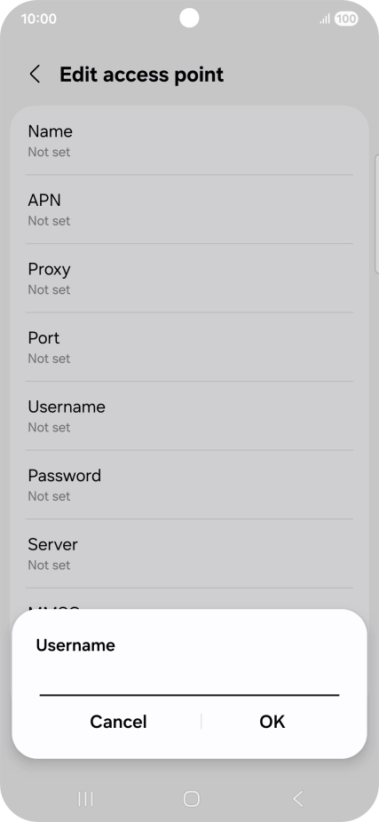 Key in wap and press OK. Key in wap and press OK.