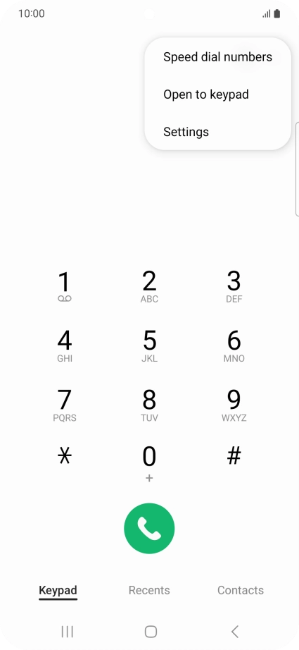 Press Settings. Press Settings.