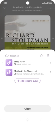 Press the add icon.