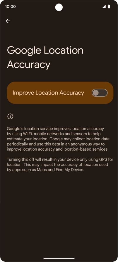 If you press the indicator next to If you press the indicator next to