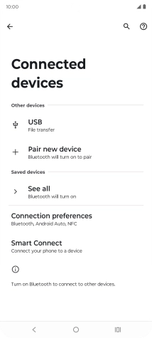 Press Connection preferences. Press Connection preferences.