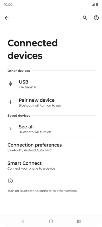 Press Connection preferences. Press Connection preferences.