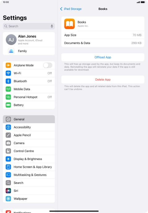 Press Offload App. Press Offload App.