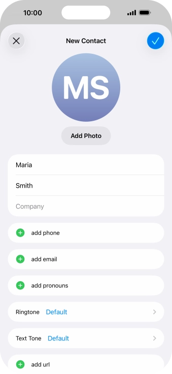 Press add phone. Press add phone.