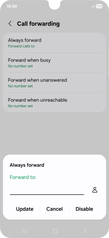 Press Disable.