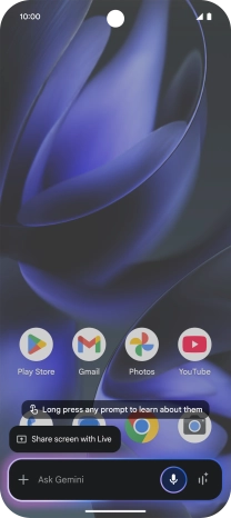 Say, in your own words, what you would like your phone to do, e.g.: OPEN [application], CALL [contact], SEARCH FOR [information]. It's not necessary to use a specific command for each function.