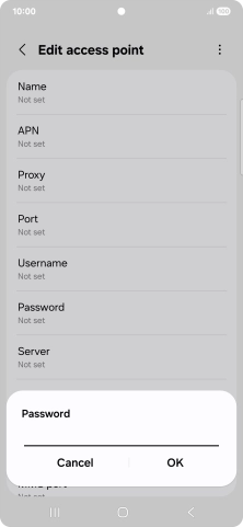 Key in wap and press OK. Key in wap and press OK.