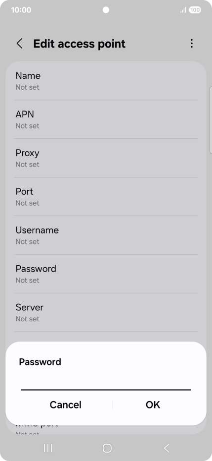 Key in wap and press OK. Key in wap and press OK.