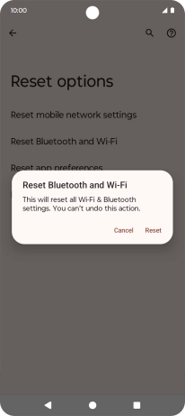 Press Reset. Press Reset.