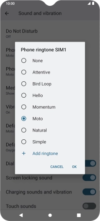 Press the required ring tones to hear them. Press the required ring tones to hear them.