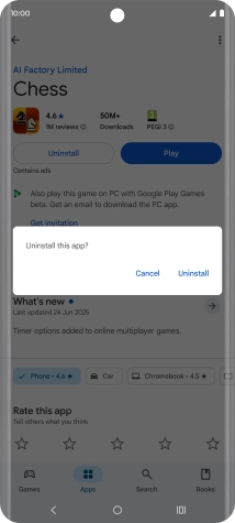 Press Uninstall. Press Uninstall.
