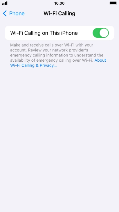 Press the Home key to return to the home screen.