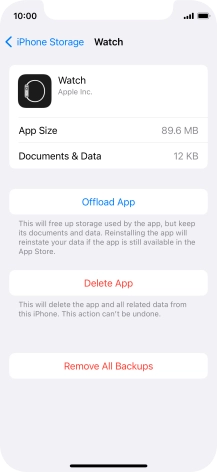 Press Offload App.