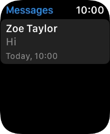 Press the required iMessage.
