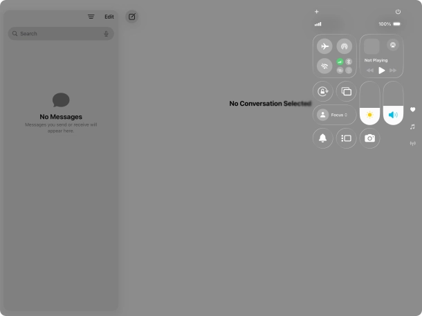 Press and hold the multitasking icon. Press and hold the multitasking icon.