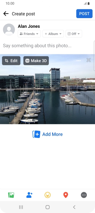 Press the text input field and key in the required text. Press the text input field and key in the required text.