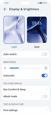 Press Dark. Press Dark.